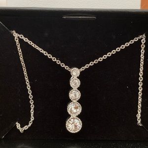 Avon Rhinestone Drop Necklace